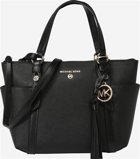 michael kors handtasche mit reißverschluss schwarz|michael kors tasche damen.